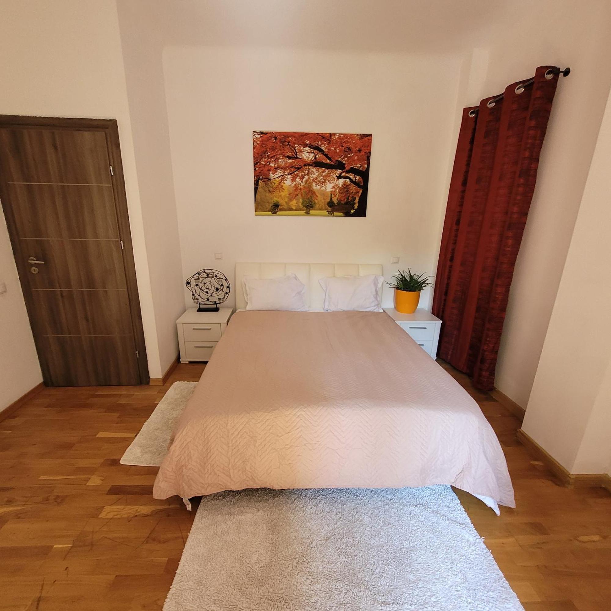 Anastasia Balcescu Apart 4 Self Check In Code From 2Pm Kitchen And Bedroom بوخارست المظهر الخارجي الصورة